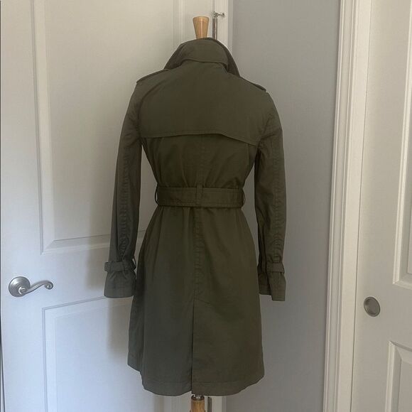 J. Crew Trench Coat Size 2 - Picture 3 of 5